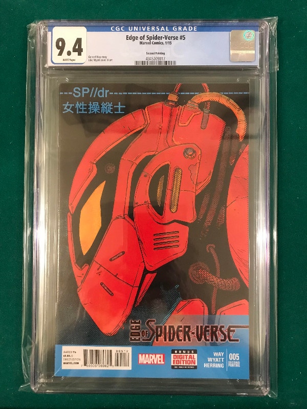 Edge of Spiderverse #5 2nd Print CGC 9.4 Comic Book