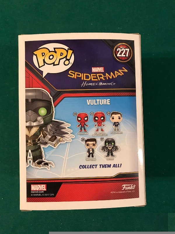 Funko Pop Vulture #227 Spider-Man Homecoming Marvel Comics - photo 3
