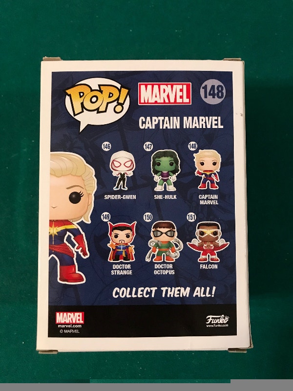 Funko Pop Captain Marvel #148 Marvel Comics - photo 3