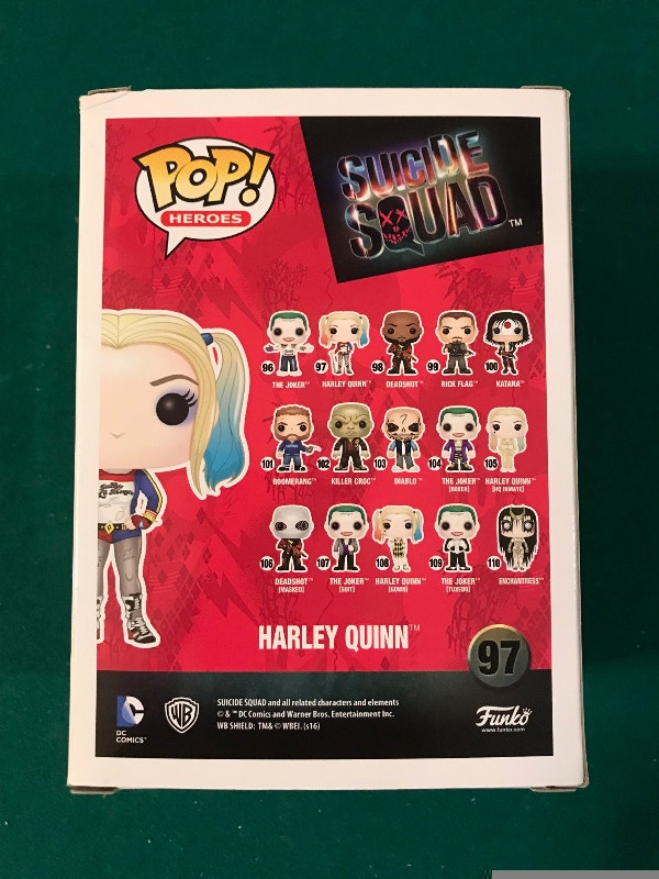 Funko Pop Harley Quinn #97 Suicide Squad DC Comics - photo 3
