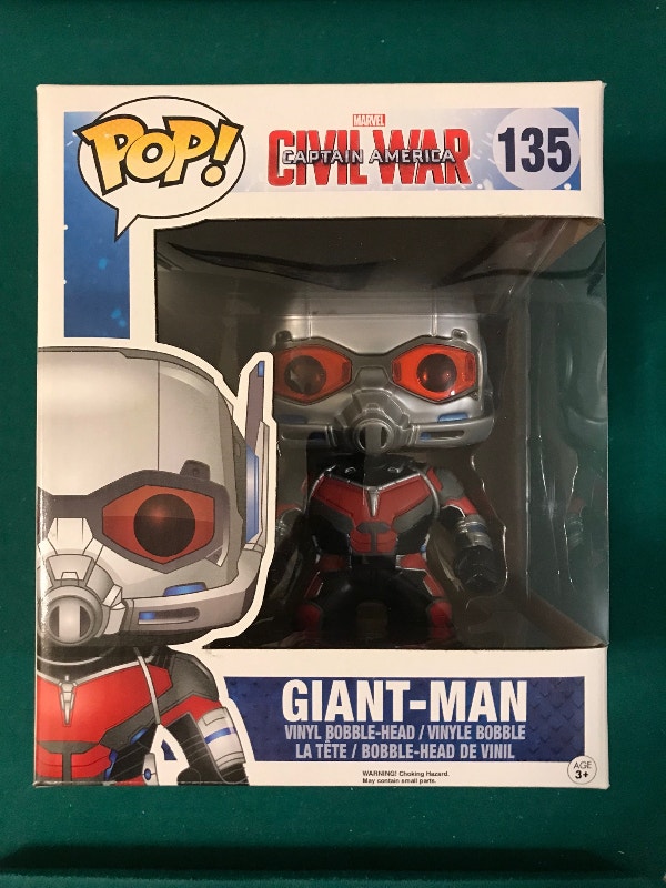 Funko Pop Giant-Man #135 Captain America Civil War Marvel Comics