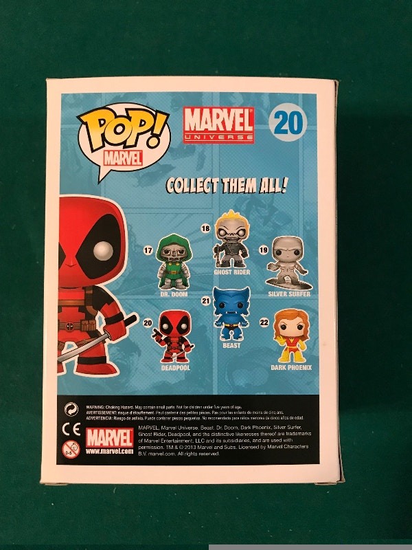 Funko Pop Deadpool #20 Marvel Comics - photo 3