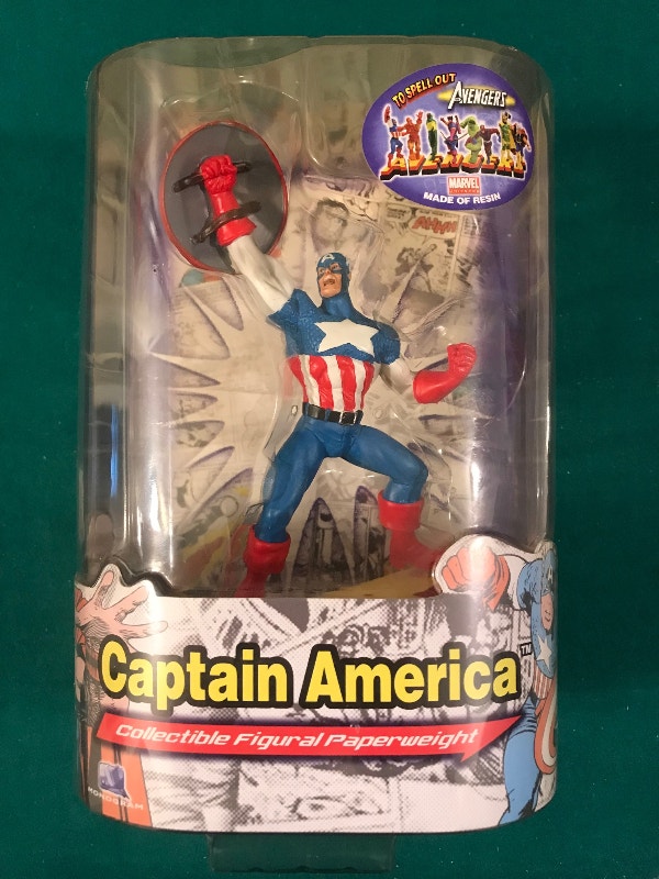 Captain America Collectible Action Figure Paperweight