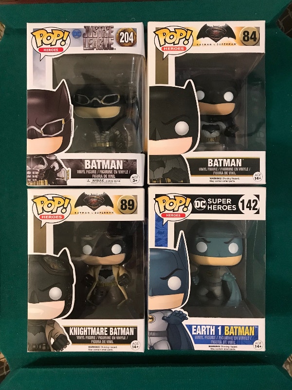 Batman Funko Pop Set of 4 DC Comics Price in Description