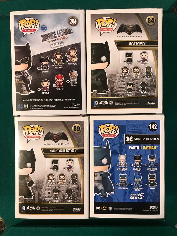 Batman Funko Pop Set of 4 DC Comics Price in Description - photo 2