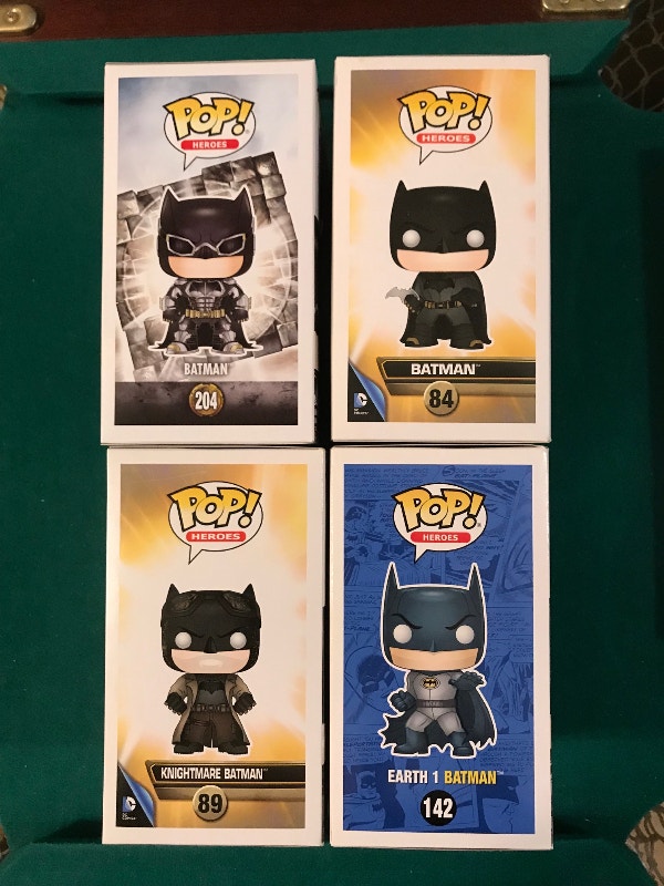 Batman Funko Pop Set of 4 DC Comics Price in Description - photo 3
