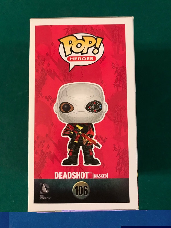 Funko Pop Deadshot #106 Suicide Squad DC Comics - photo 2