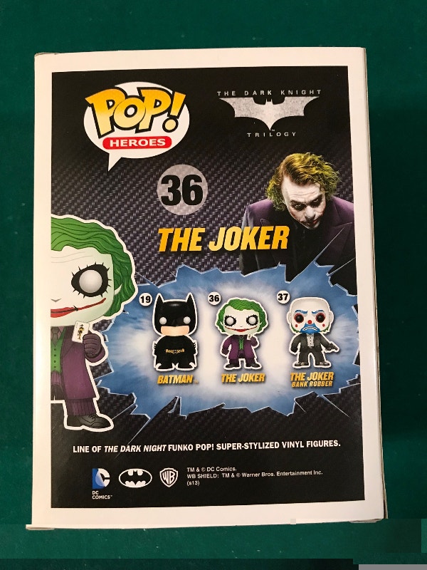 Funko Pop The Joker #36 The Dark Knight DC Comics - photo 3