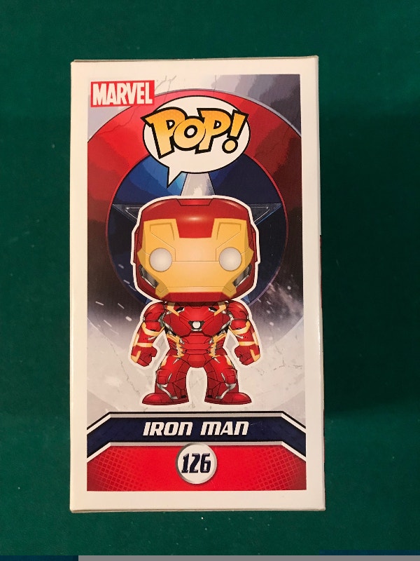 Funko Pop Iron Man #126 Civil War Marvel Comics - photo 2