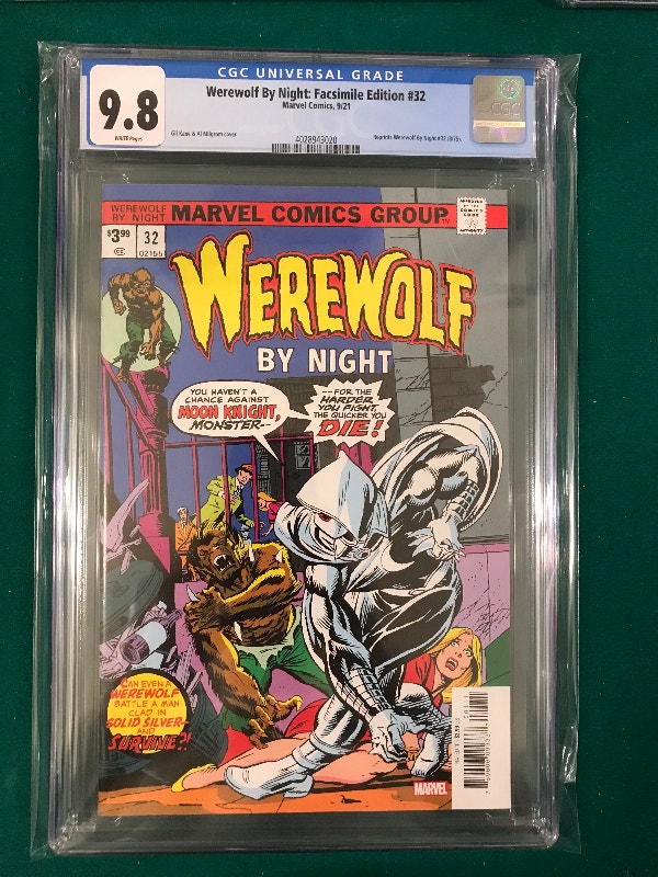 Werewolf by Night: Facsimile Edition #32 Marvel Comics CGC 9.8