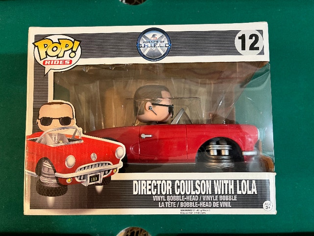 Funko Pop Director Coulson With Lola 12