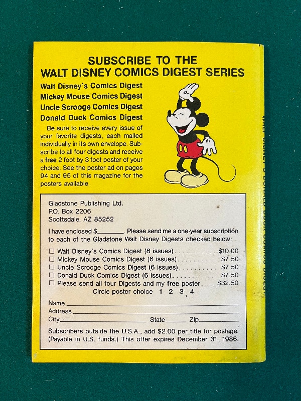 Walt Disney's Donald Duck Comics Digest #1 1986 - photo 2