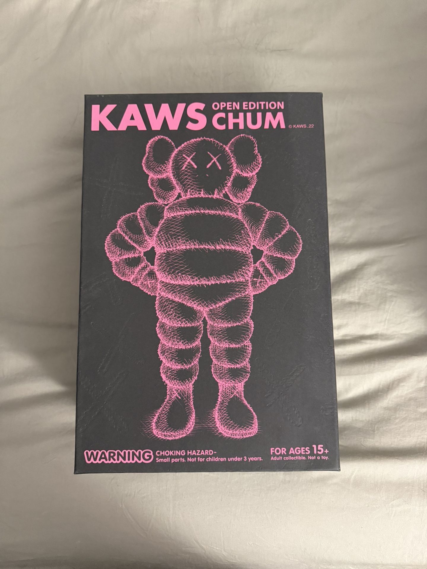 KAWS Chum Vinyl Figure Pink Open Edition (2022)