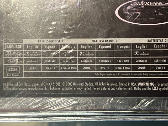 Battlestar Galactica DVD - photo 5