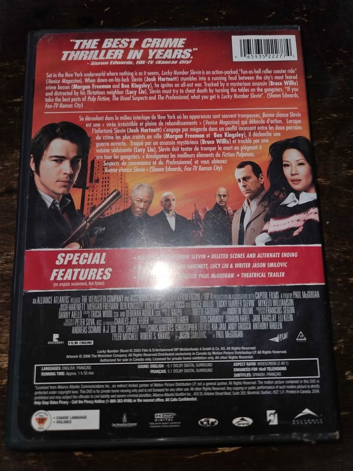 Lucky Number Slevin (DVD, Widescreen) - photo 2