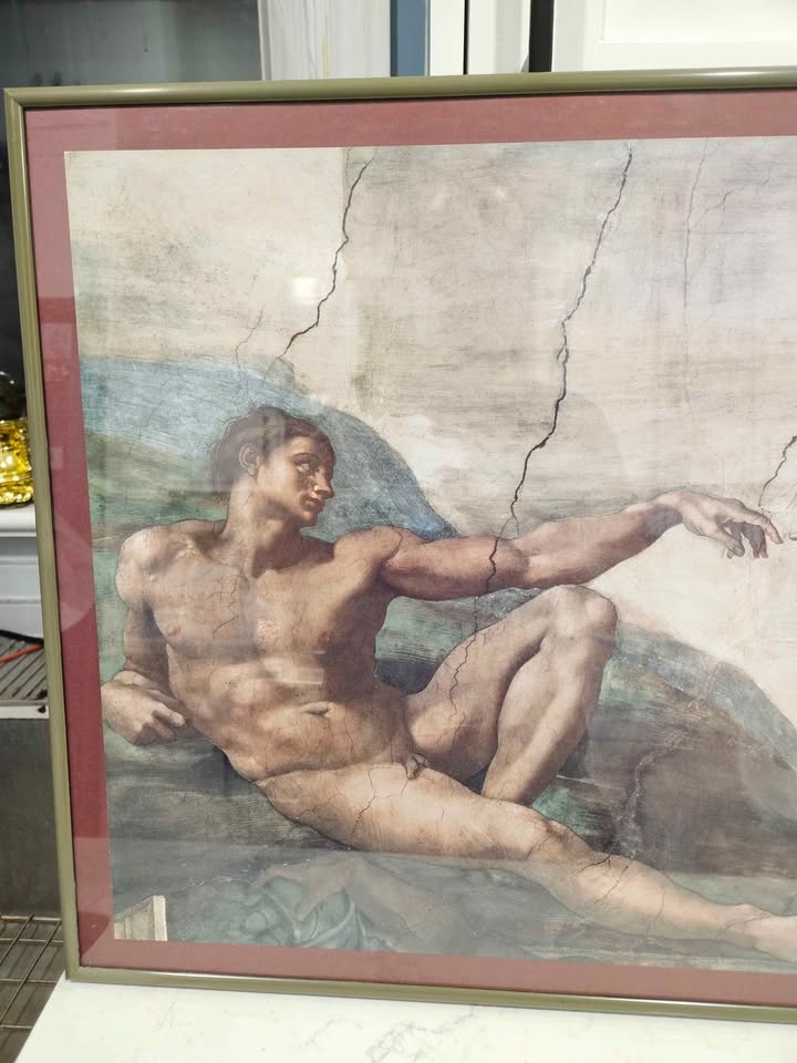 Framed Art Print – The Creation of Adam (Large) - photo 3