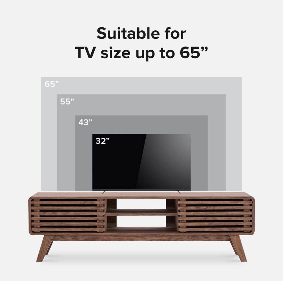 mopio Ensley TV Stand, Mid Century Modern for 55/60/65 inch TV - photo 3