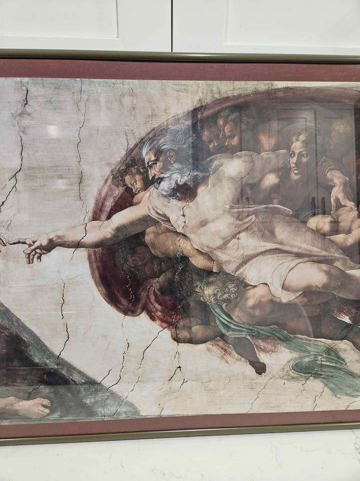 Framed Art Print – The Creation of Adam (Large) - photo 4
