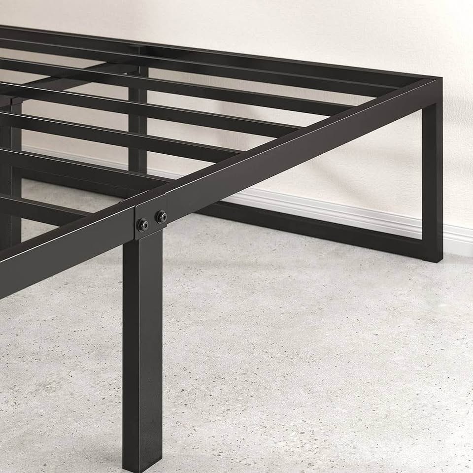 Full/Double Zinus Metal Platform Bed with Slats Support - photo 2