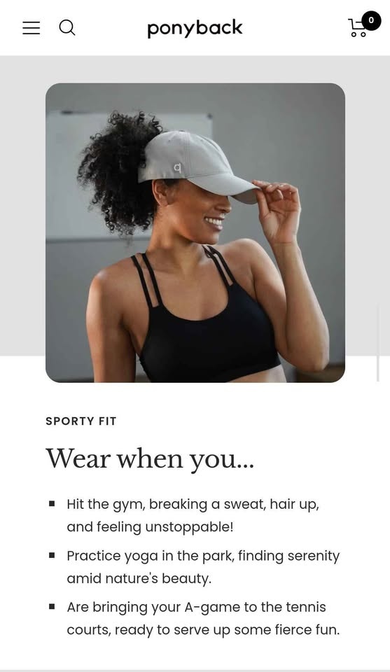Ponytail Hat Black - photo 5