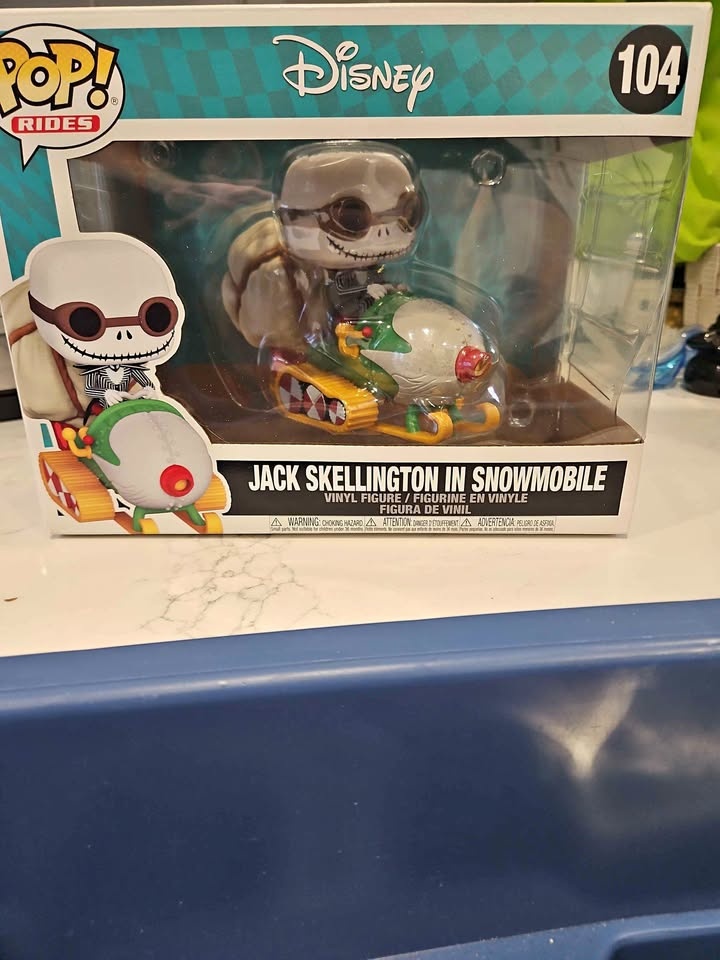 Funko Pop! Jack Skellington in Snowmobile #104
