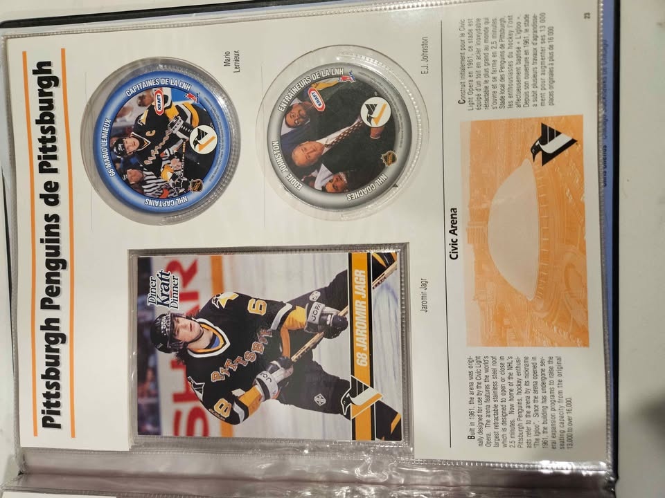 1993-94 Kraft NHL Hockey Champions Binder - photo 4