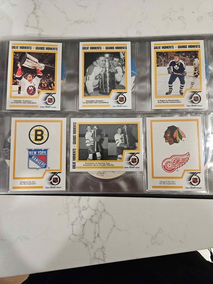 1991–92 NHL 75th Anniversary Kraft Dinner Card Album - photo 4