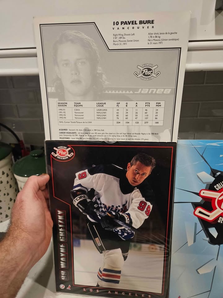 1994–95 Post NHL Card Set (Gretzky, Bure) - photo 5