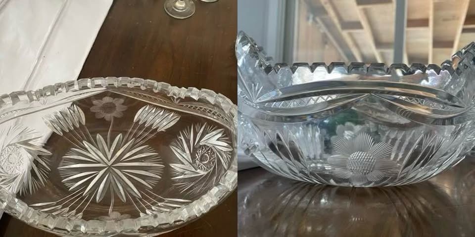 Various vintage fine crystal items - photo 2