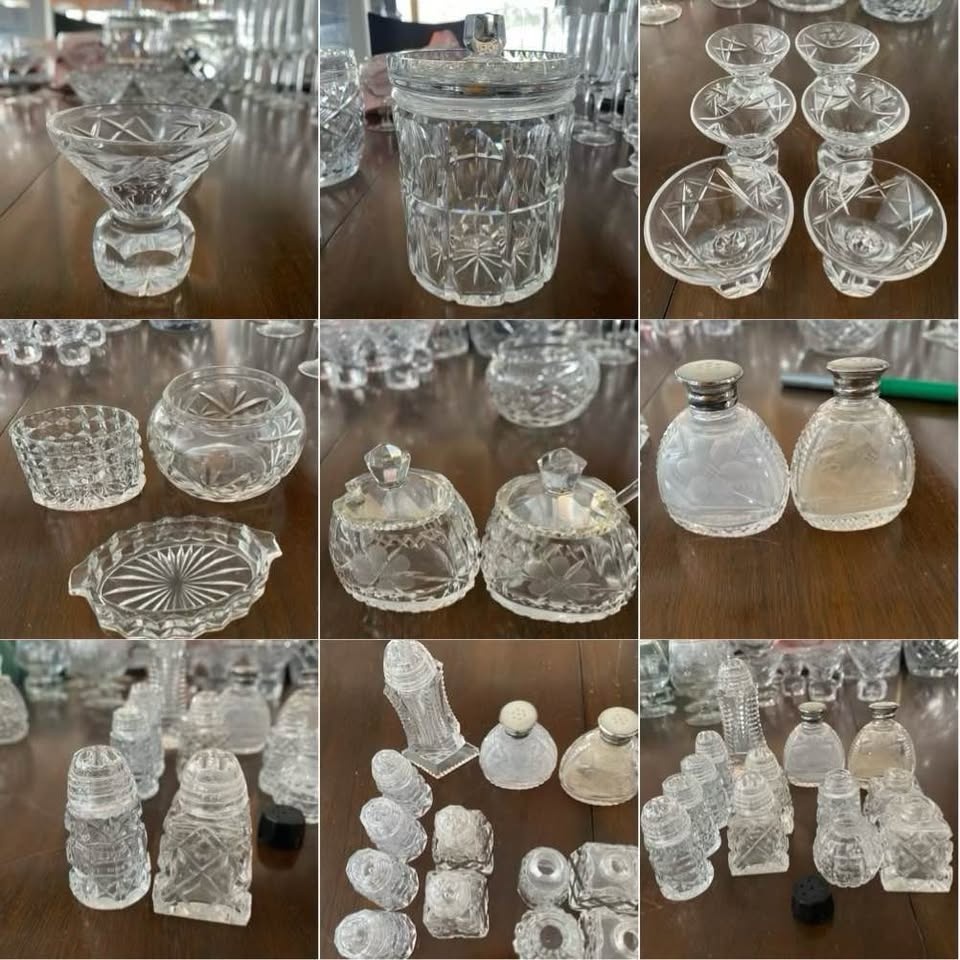 Various vintage fine crystal items - photo 3