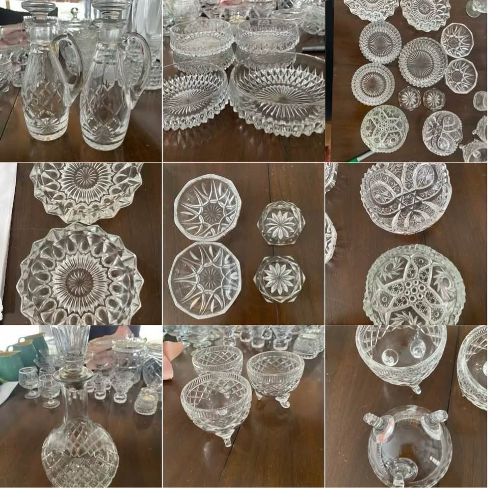 Various vintage fine crystal items - photo 4