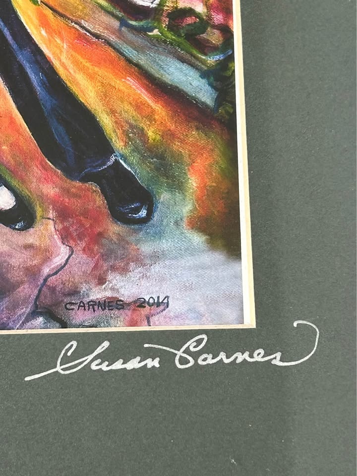 Flamenco in the Bohemian Club – Signed Susan Carnes Art Print - photo 3