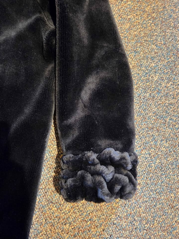Black Faux Fur Coat - photo 4