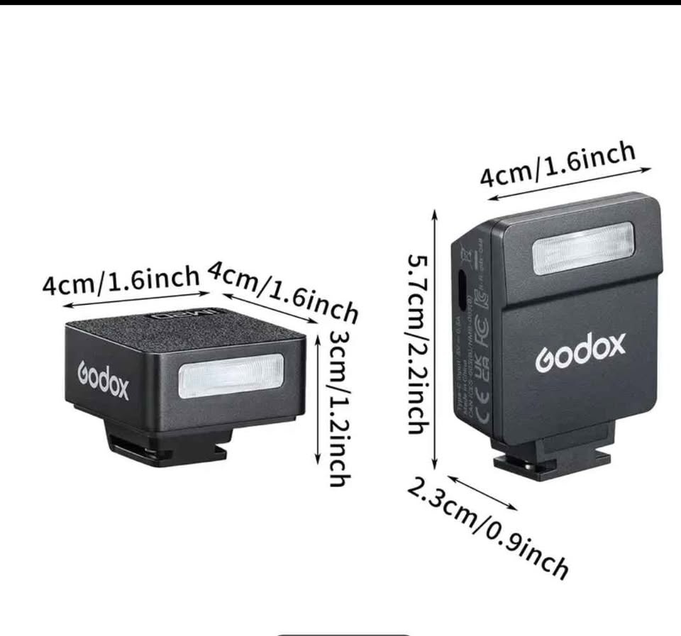 📸 Godox IM20 Mini External Camera Flash – Universal