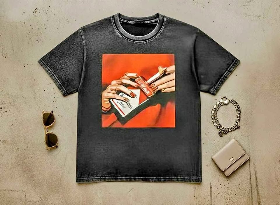 🔥 Heavyweight Vintage “Oil Paint” Graphic Tee