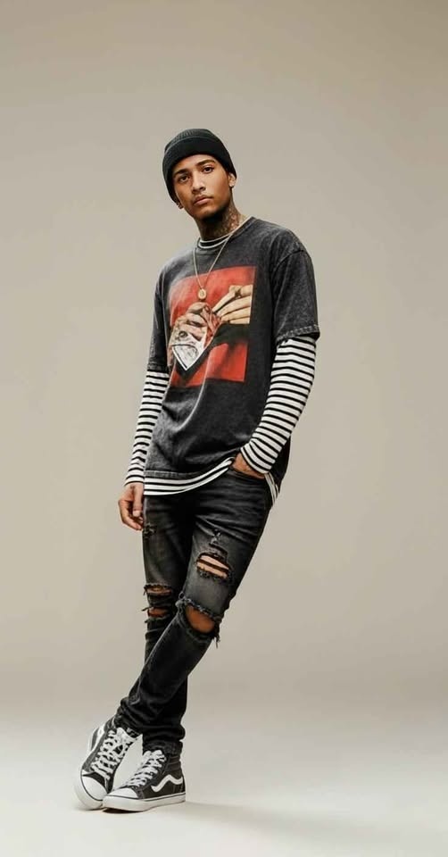 🔥 Heavyweight Vintage “Oil Paint” Graphic Tee - photo 3