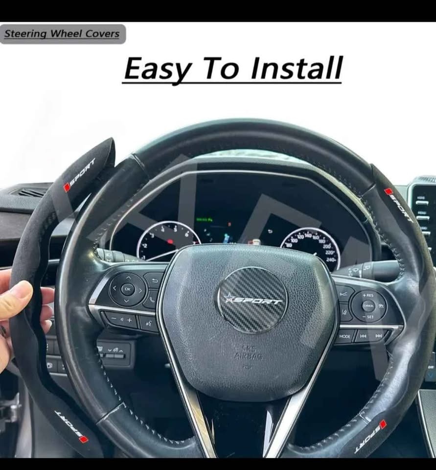 Steering Wheel Covers – Universal, Non-Slip, Breathable Pair - photo 2