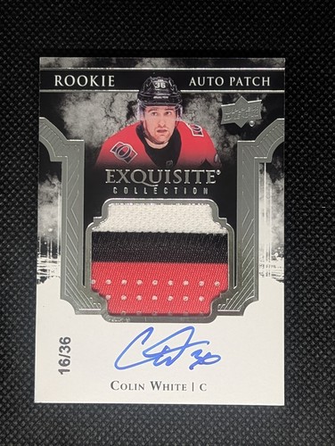 2017-18 UD Exquisite Colin White RPA Auto 16/36