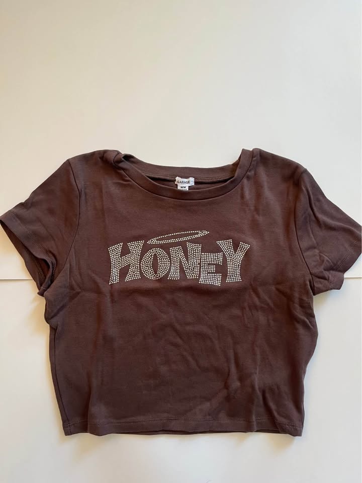 Garage Honey Crop Top - M