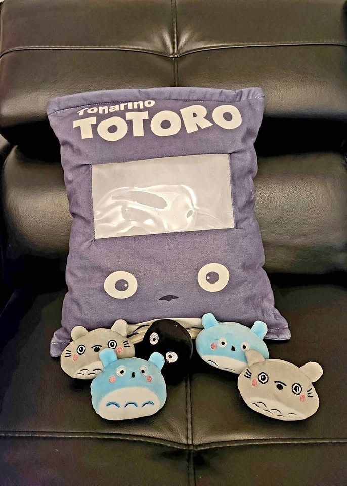 Totoro Storage Bag with Plush Toys