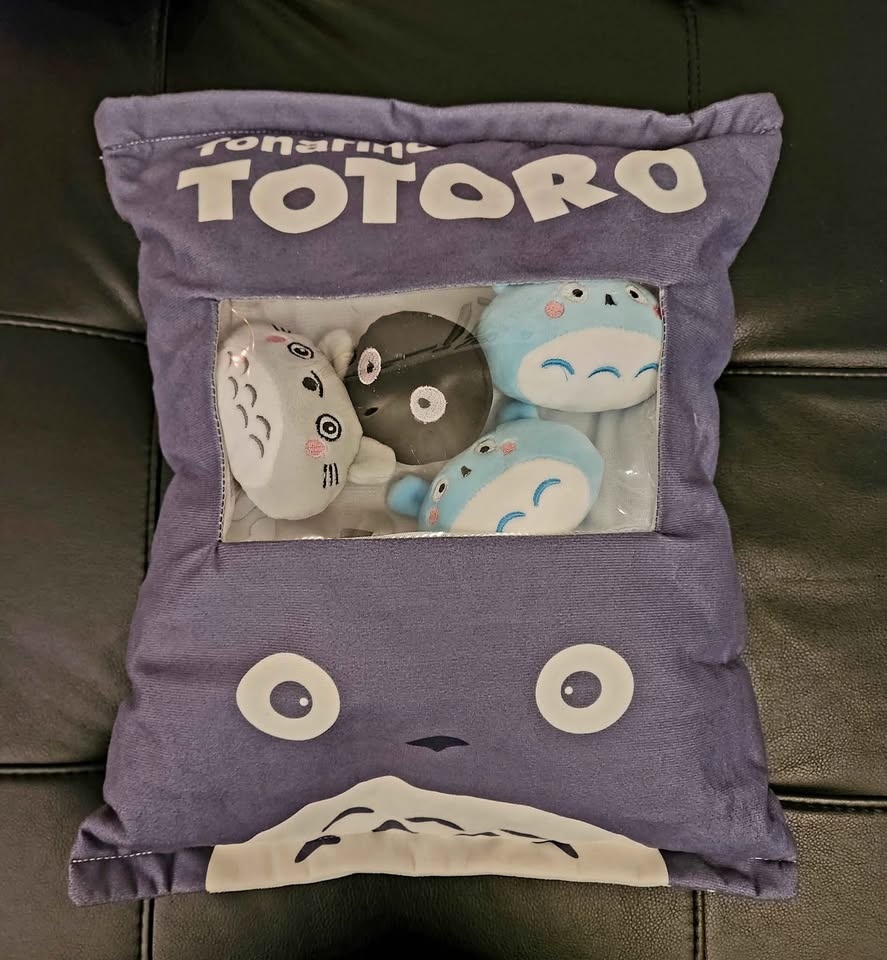 Totoro Storage Bag with Plush Toys - photo 2