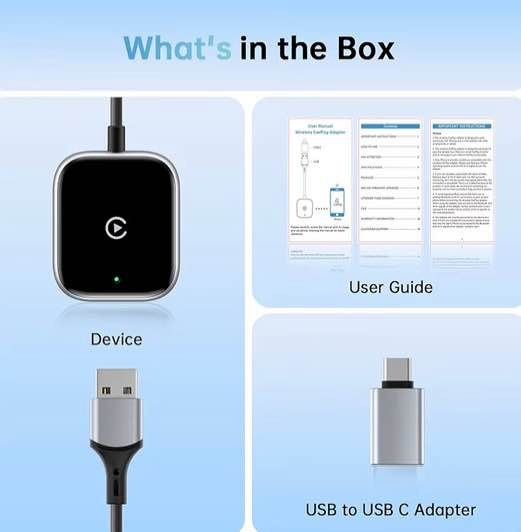 Wireless CarPlay Adapter for Apple CarPlay, Easy to Upgrade - photo 2