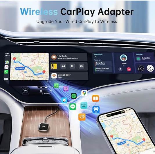 Wireless CarPlay Adapter for Apple CarPlay, Easy to Upgrade - photo 5