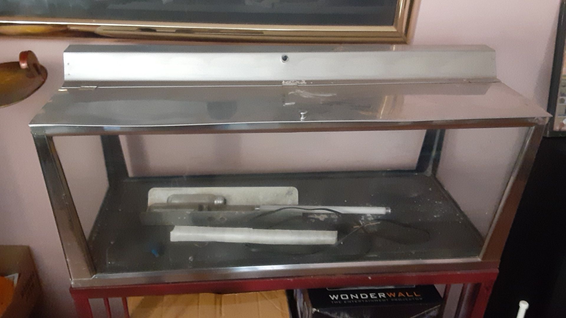 Vintage fish tank stainless steel - photo 2