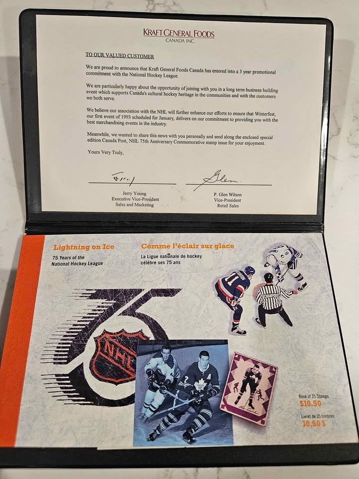 NHL 75th Anniversary Stamp Presentation (1992) - photo 2