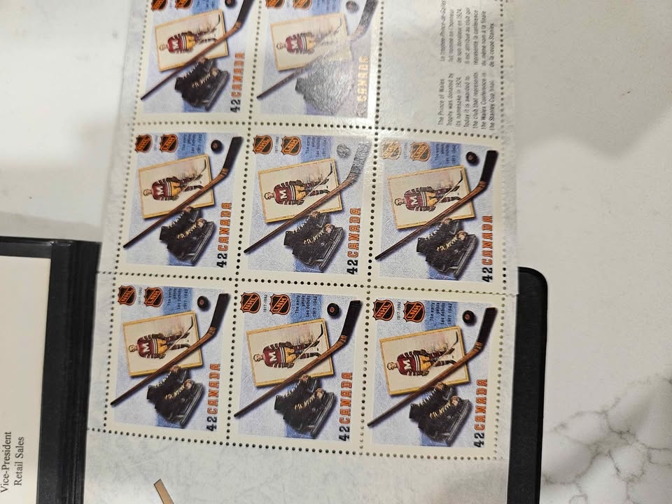 NHL 75th Anniversary Stamp Presentation (1992) - photo 3