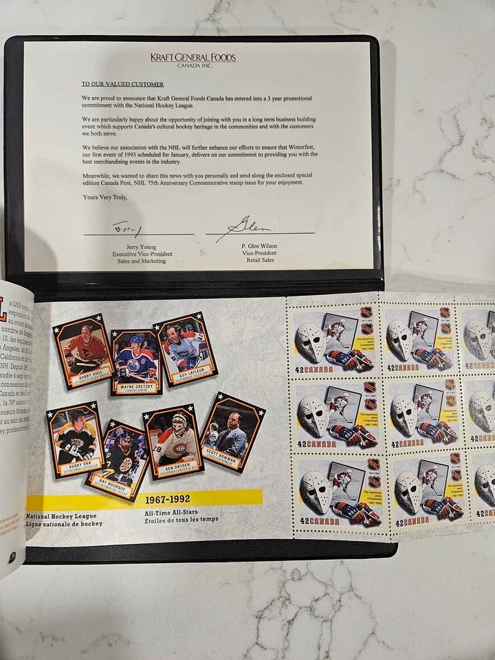 NHL 75th Anniversary Stamp Presentation (1992) - photo 5