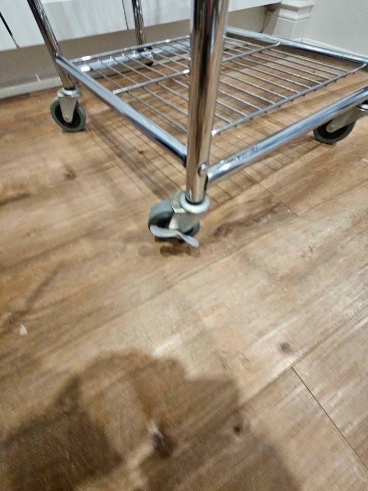 Chrome Rolling Basket Cart / Utility Storage Cart - photo 4