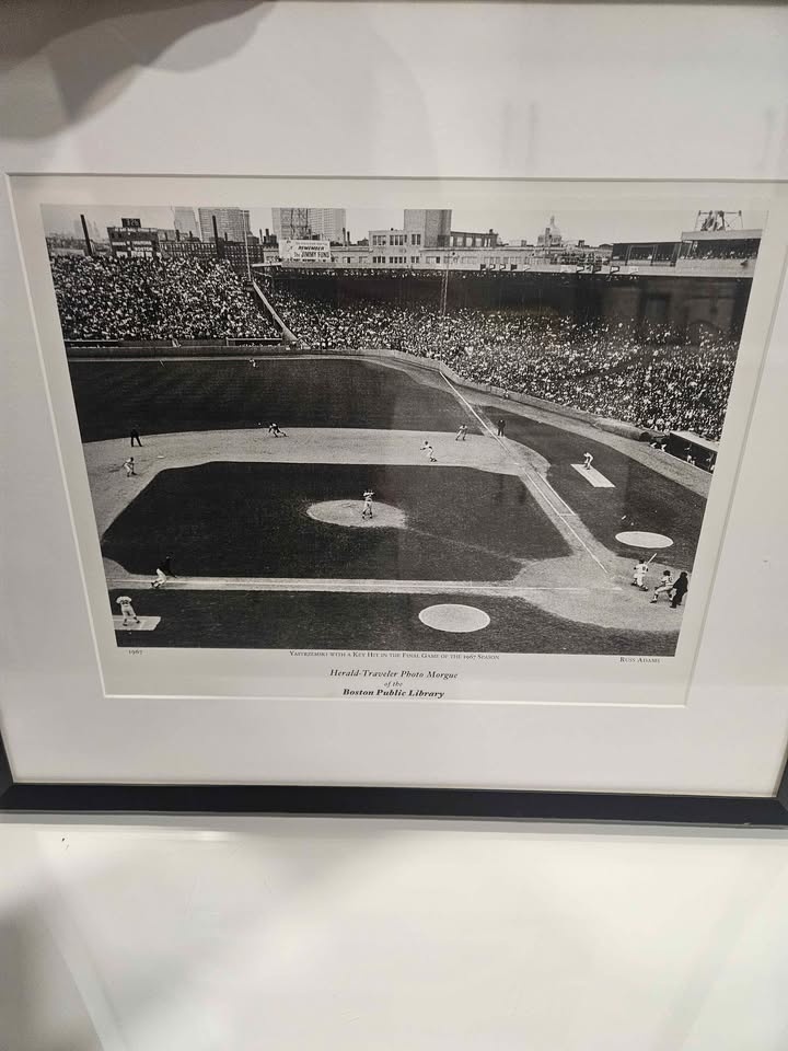 Framed Yaz Baseball Photo - 1967 Red Sox - photo 2