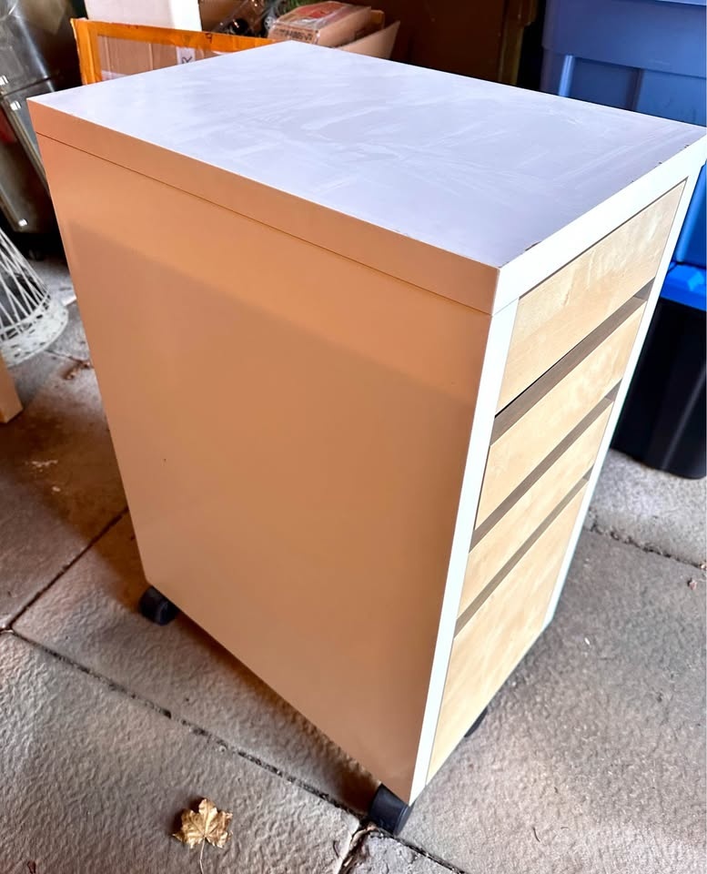 🥕IKEA MICKE Drawer Unit on Casters White Birch - photo 3